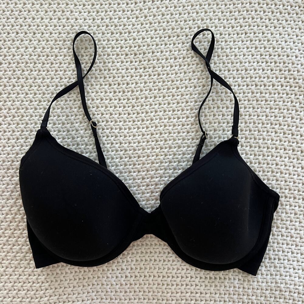 NATORI Black Unpadded Bra Size 32B